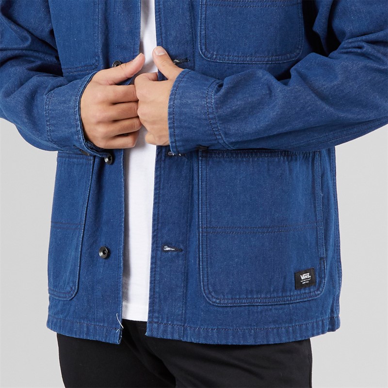 Vans Mens Chore Denim Jacket Indigo Rinse