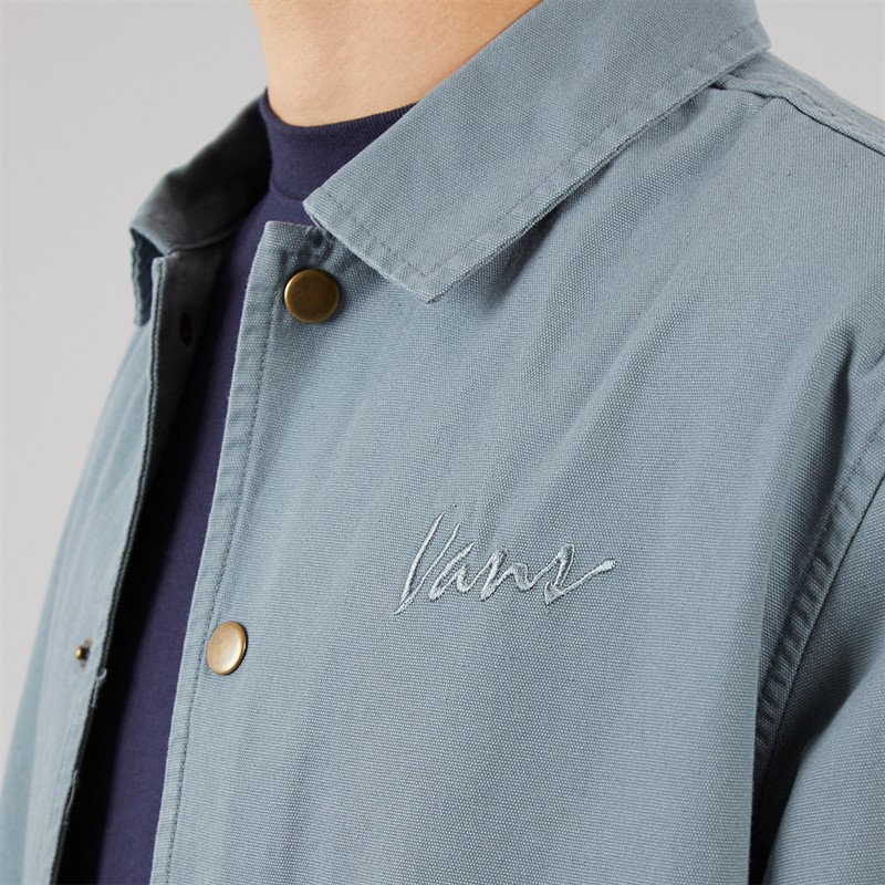 Vans Mens Torrey Canvas Coaches Jacket Stormy Weather