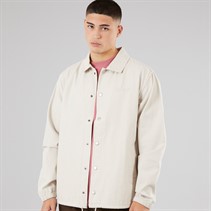 Vans Mens Torrey Canvas Coaches Jacket Taupe Mist