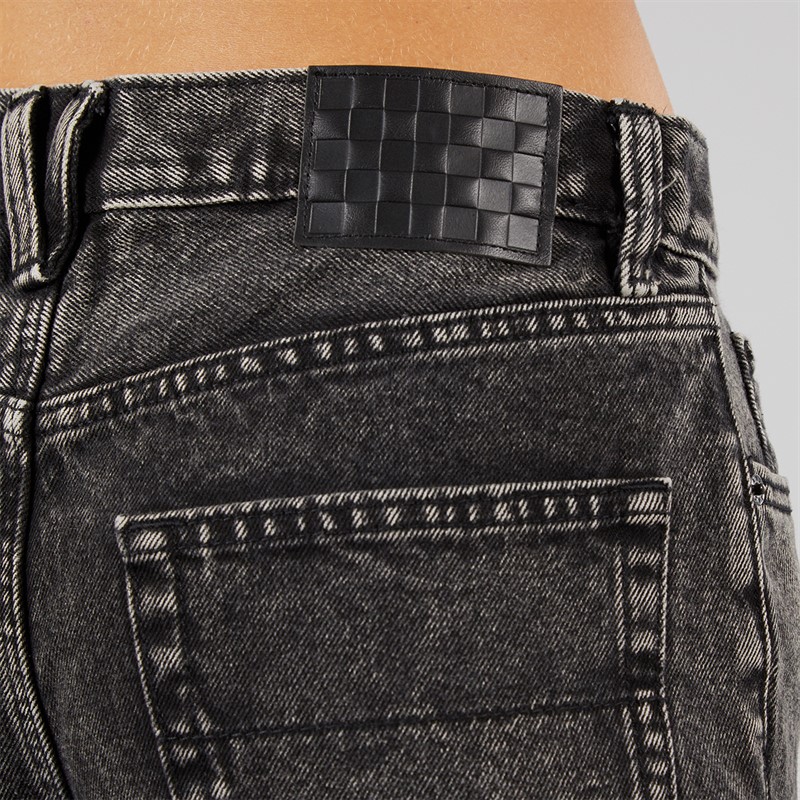 Vans Womens Annabelle Straight Leg Trousers Stonewash Black