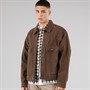Vans Mens Skate Garage Denim Jacket Coal Brown