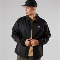 Vans Mens Torrey Nylon Coaches Jacket Black/White