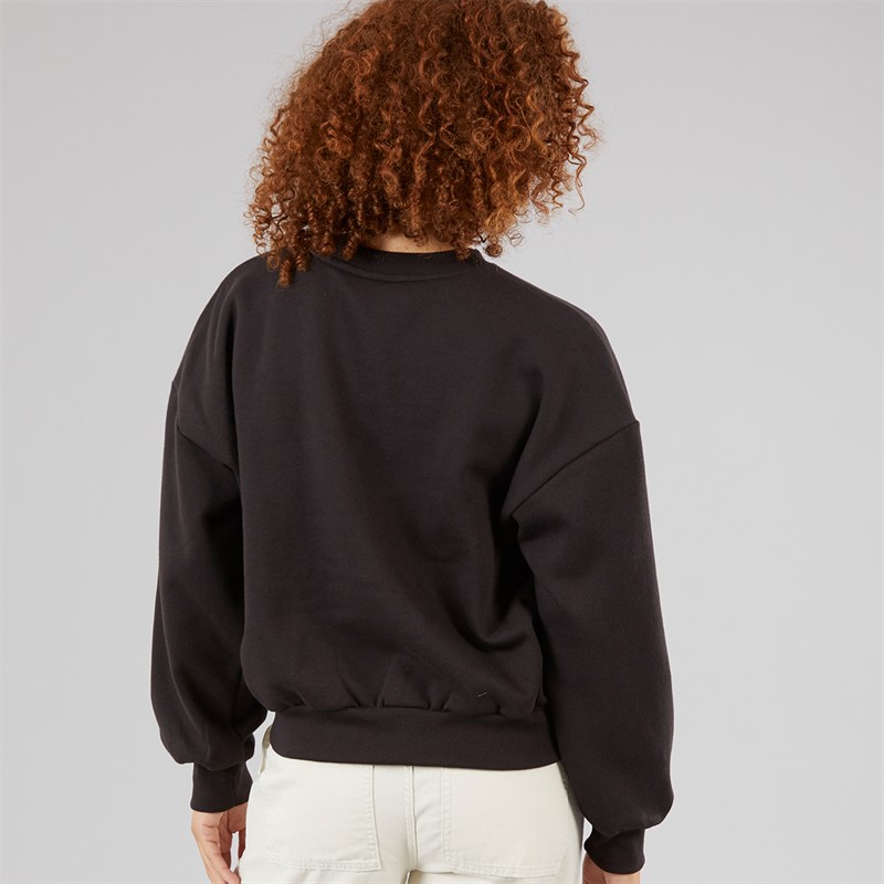 Vans Womens Retro Crew Sweatshirt Black
