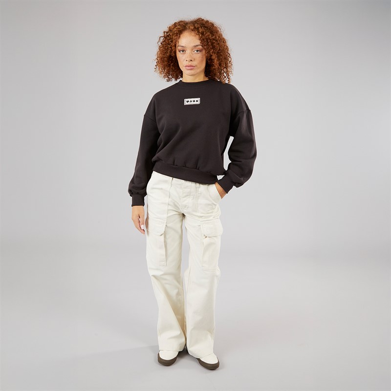 Vans Womens Retro Crew Sweatshirt Black