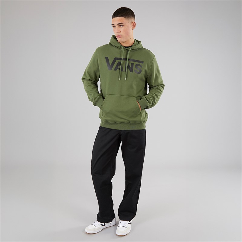 Vans Mens Classic Logo Hoodie Pine Forest