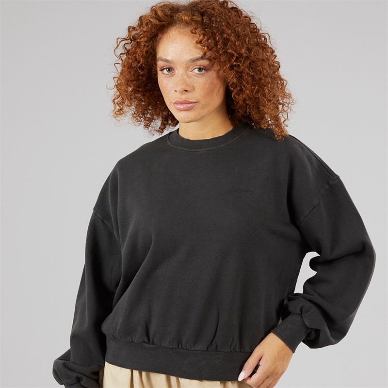 Vans Womens Retro Crew Sweatshirt Black