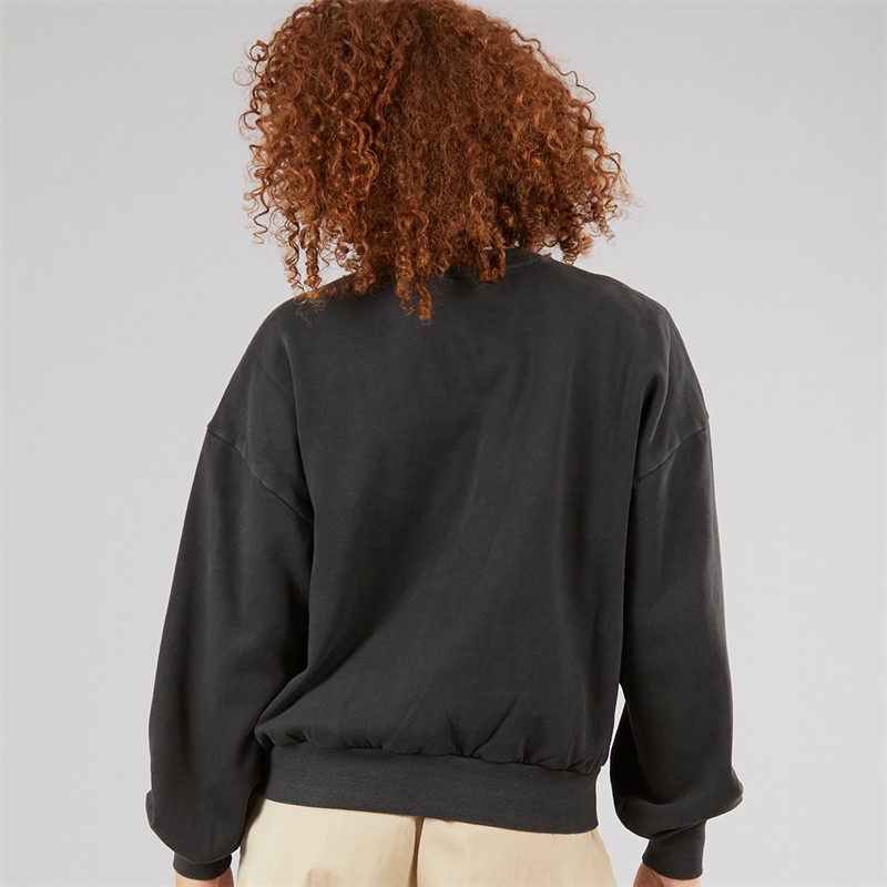 Vans Womens Retro Crew Sweatshirt Black
