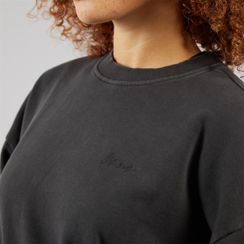 Vans Womens Retro Crew Sweatshirt Black