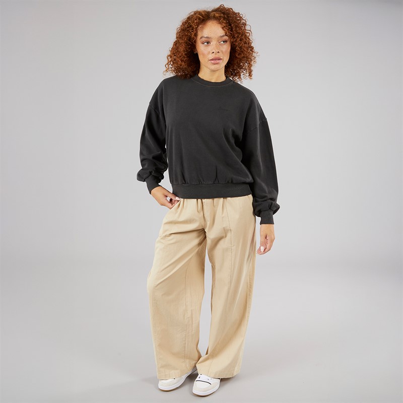 Vans Womens Retro Crew Sweatshirt Black