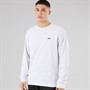 Vans Mens Left Chest Logo Loose Fit Long Sleeve T-Shirt Light Grey Heather