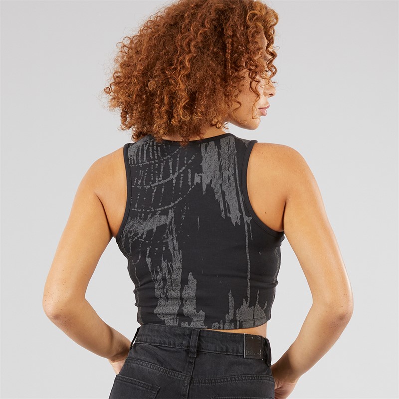 Vans Womens Monotonic Fitted Tank Top Black