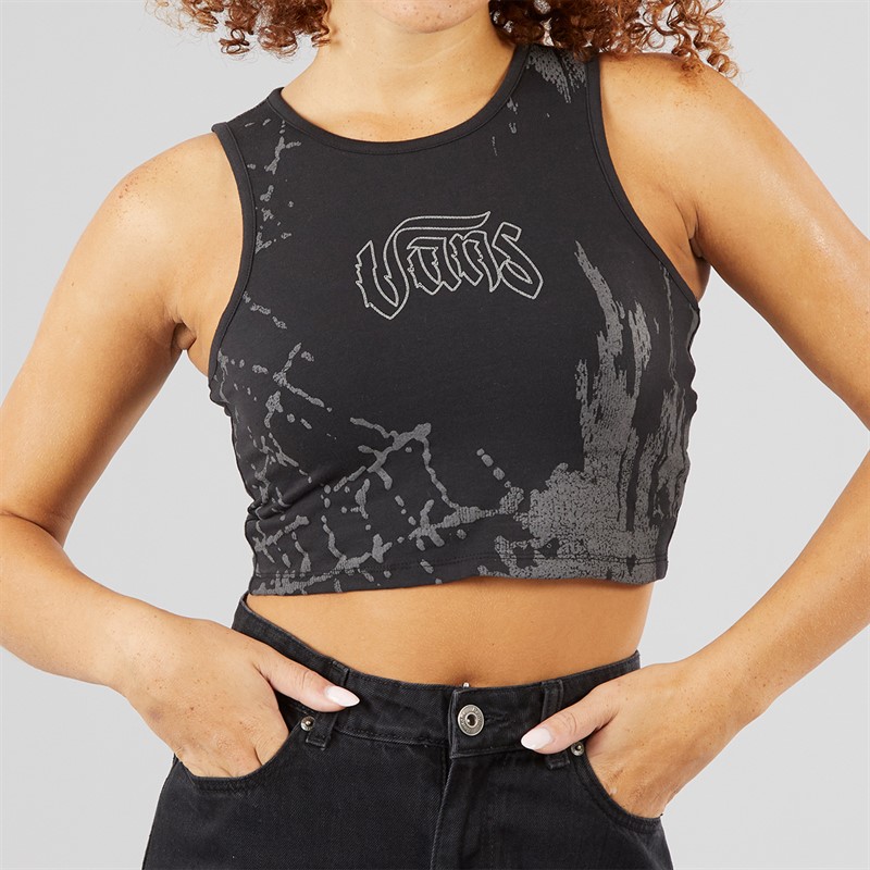 Vans Womens Monotonic Fitted Tank Top Black