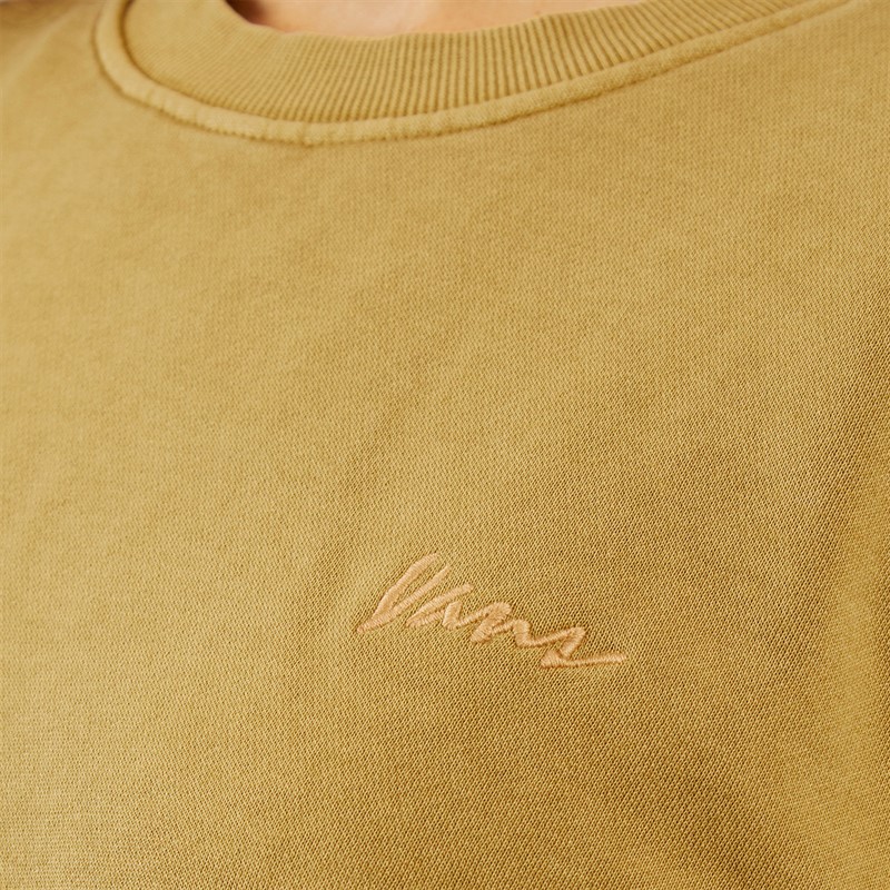 Vans Womens Retro Crew Sweatshirt Burnt Gold