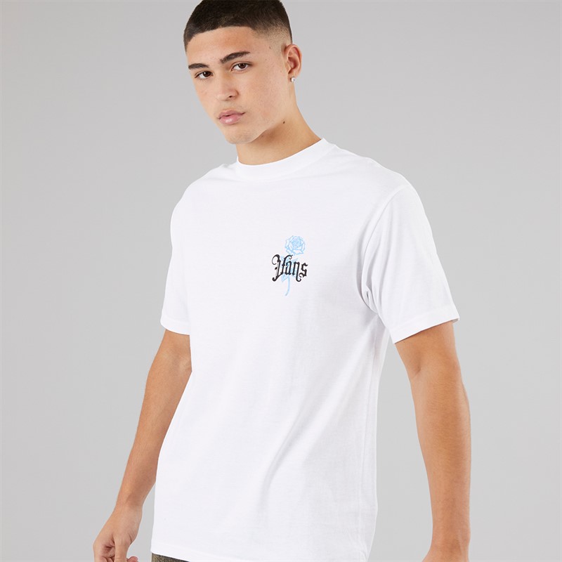 Vans Mens Grown From The Ground Back Graphic T-Shirt White
