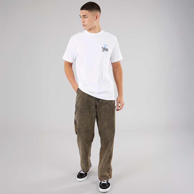 Vans Mens Grown From The Ground Back Graphic T-Shirt White