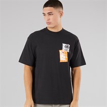 Vans Mens Punk Patch Graphic Back T-Shirt Black
