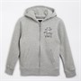Vans Boys Sk8 Posse Graphic Back Full Zip Hoodie Cement Heather