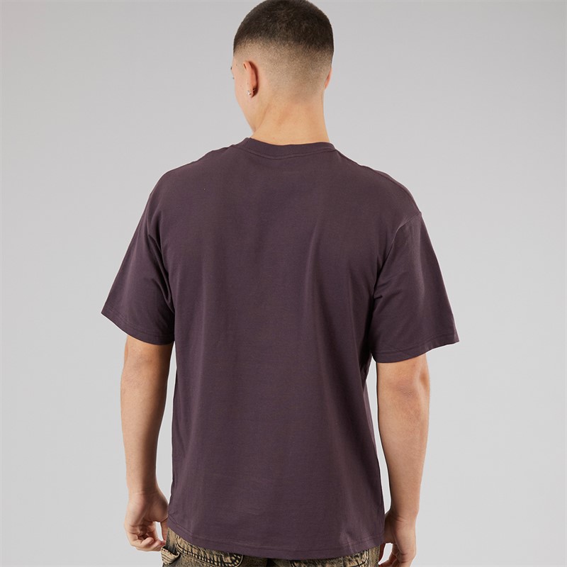 Vans Mens Star Checker T-Shirt Dark Port