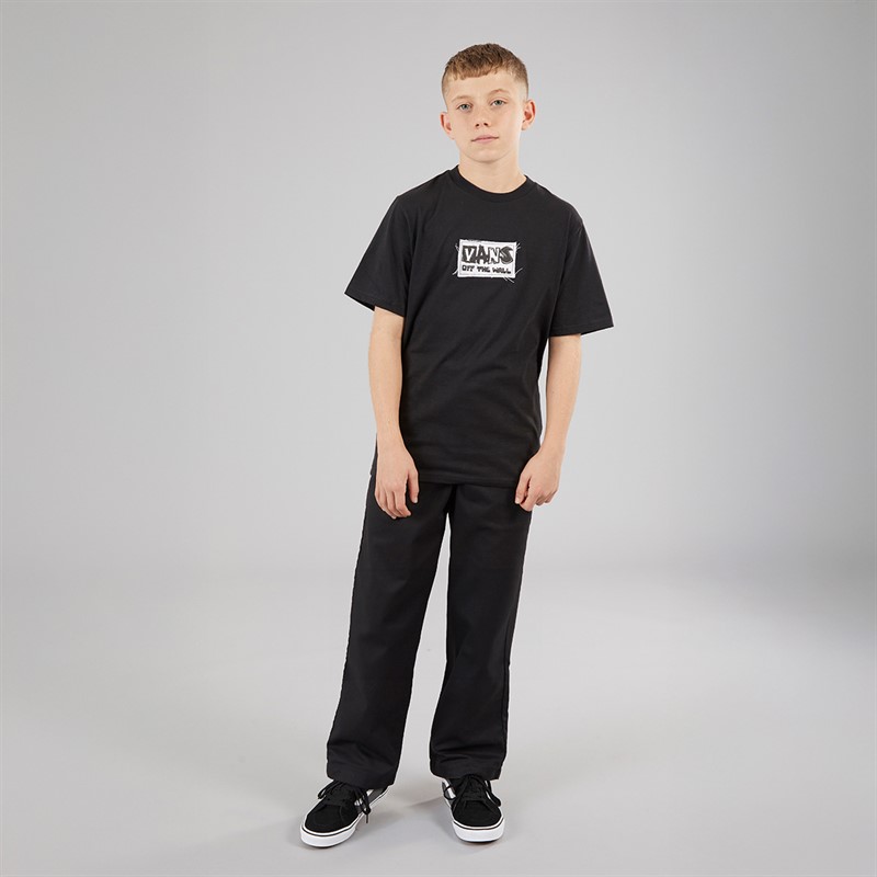 Vans Junior Boys Authentic Loose Chinos Black