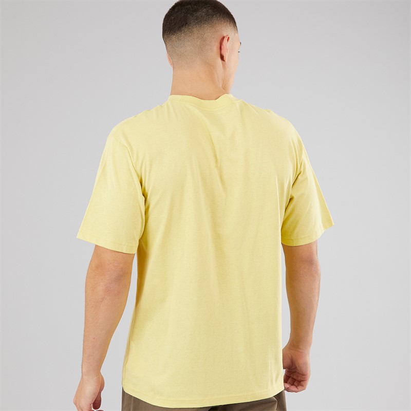 Vans Mens 3D Retroval Logo T-Shirt Canary Yellow