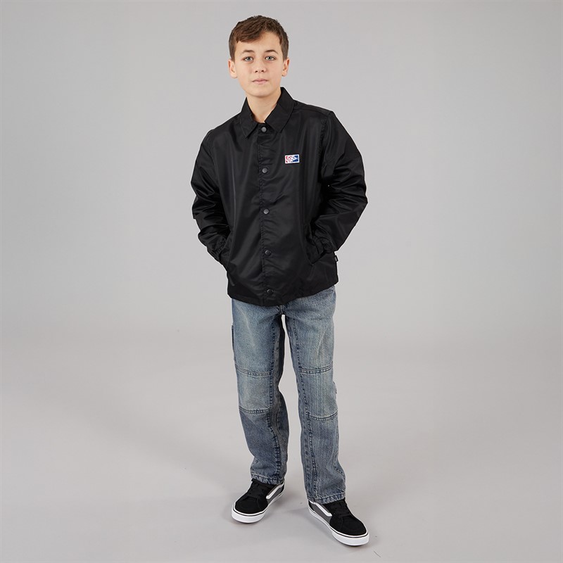 Vans Junior Boys Torrey Coaches Jacket Black/White