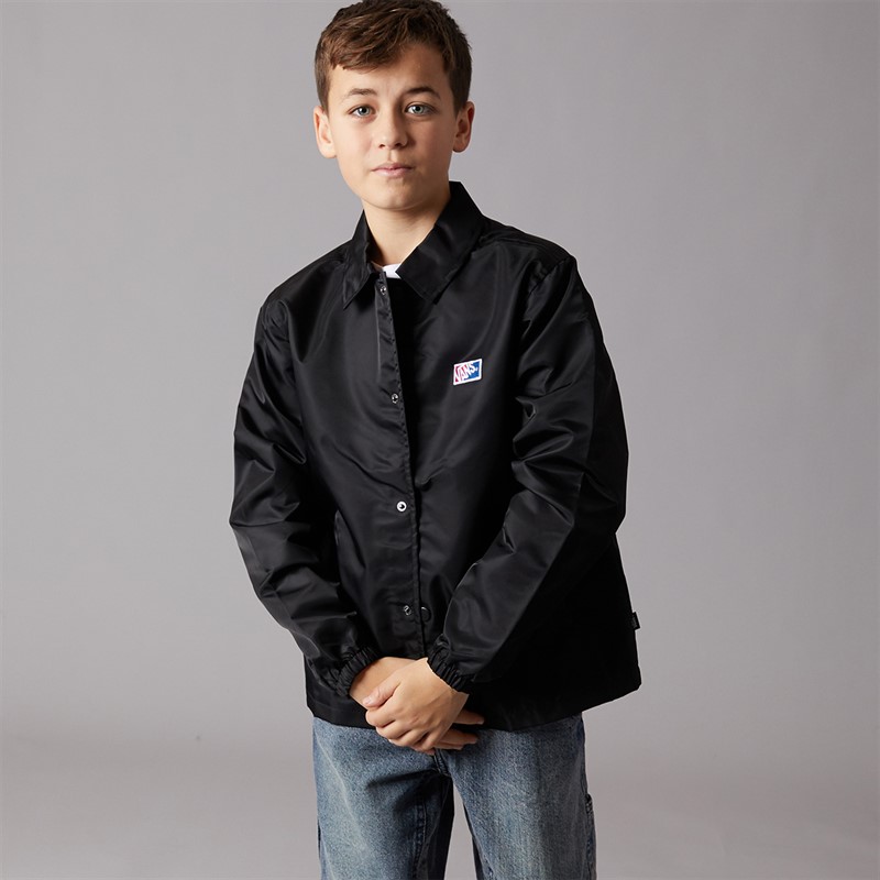 Vans Junior Boys Torrey Coaches Jacket Black/White