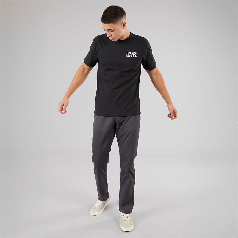 Vans Mens Chaos Graphic Back T-Shirt Black