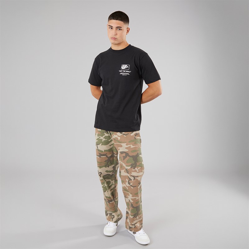 Vans Mens Stacked Hi Graphic Back T-Shirt Black