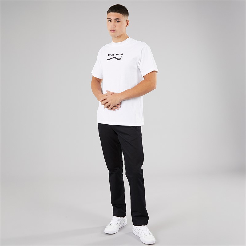 Vans Mens Determined T-Shirt White/Black