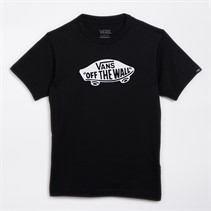 Vans Boys Style 76 Logo T-Shirt Black