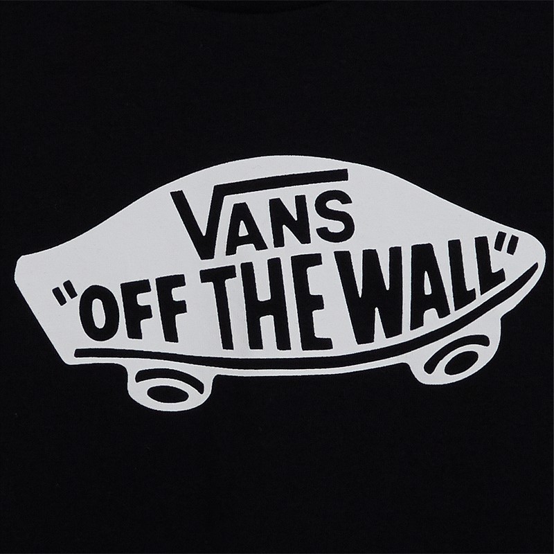Vans Boys Style 76 Logo T-Shirt Black