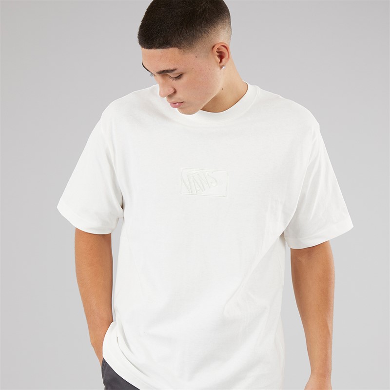Vans Mens Blacked Box Loose T-Shirt Marshmallow