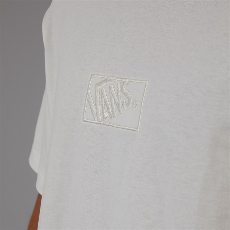 Vans Mens Blacked Box Loose T-Shirt Marshmallow