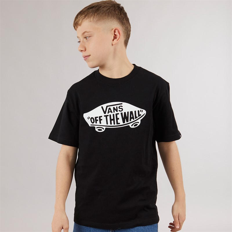 Vans Junior Boys Style 76 T-Shirt Black