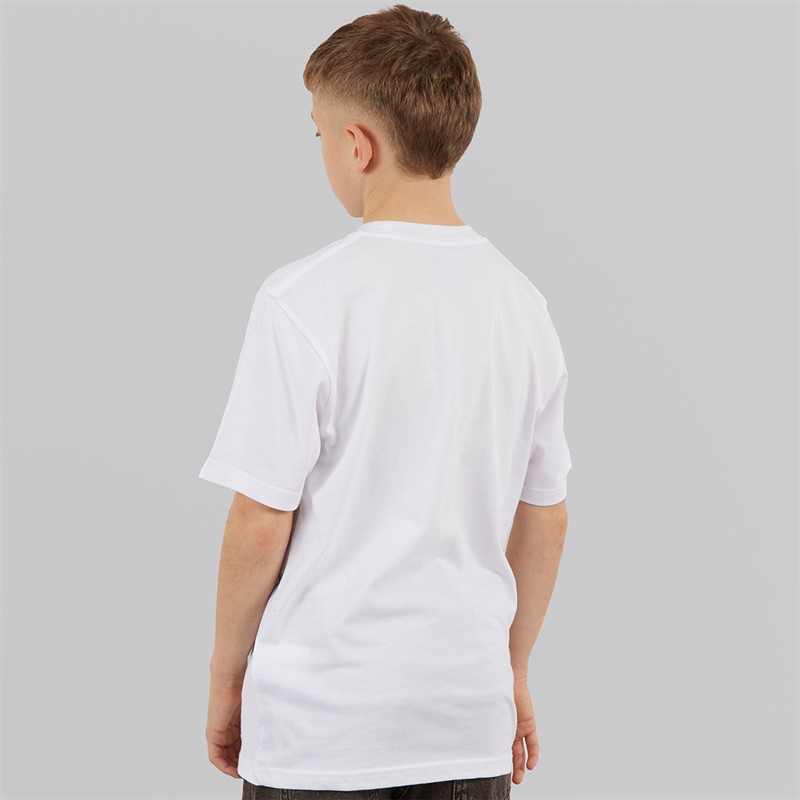 Vans Junior Boys Style 76 T-Shirt White