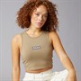 Vans Womens Upworn Fitted Tank Top Bay Leaf