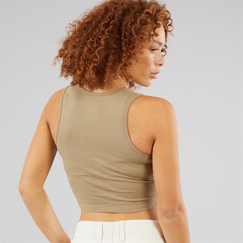 Vans Womens Upworn Fitted Tank Top Bay Leaf