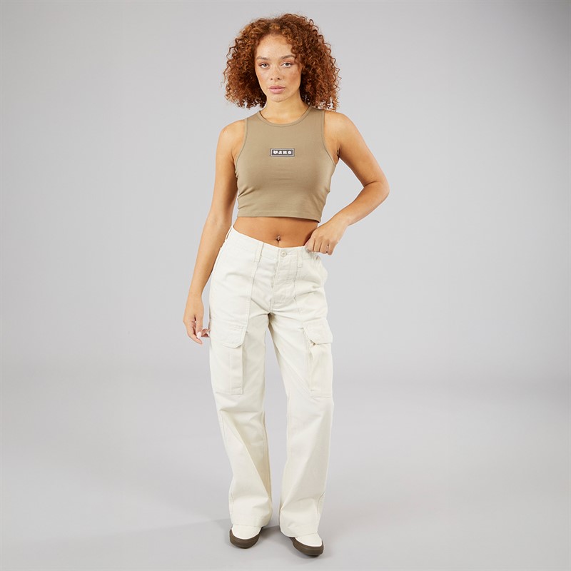 Vans Womens Upworn Fitted Tank Top Bay Leaf