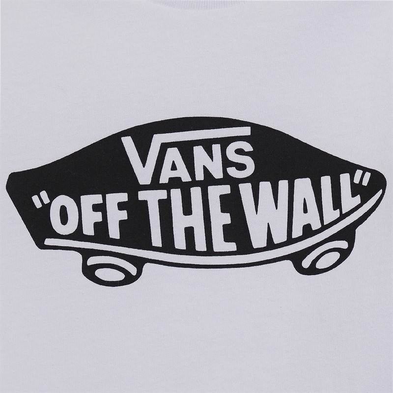 Vans Boys Style 76 Logo T-Shirt White