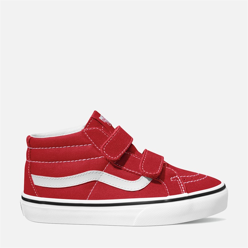 Vans Kids Sk8-Mid Reissue Velcro Trainers Formula One/True White