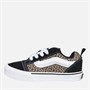 Vans Girls Knu Skool Leopard Trainers Black/Leopard