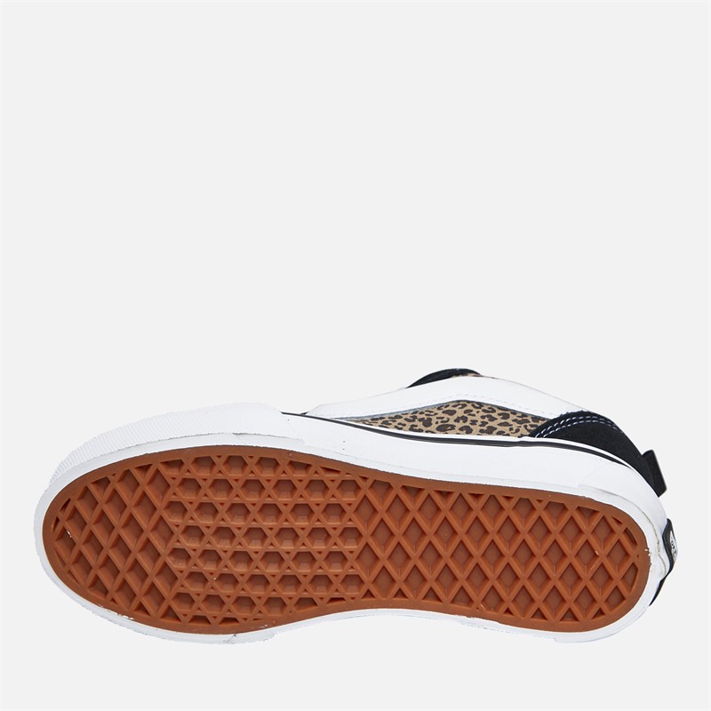 Vans Girls Knu Skool Leopard Trainers Black/Leopard