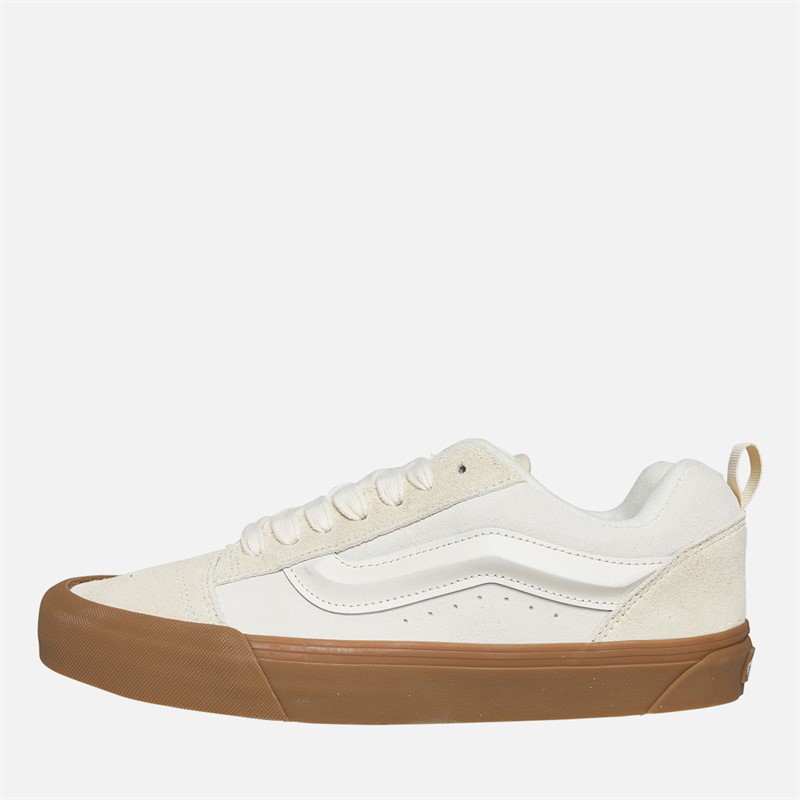 Vans Mens Knu Skool Trainers Marshmallow/Light Gum
