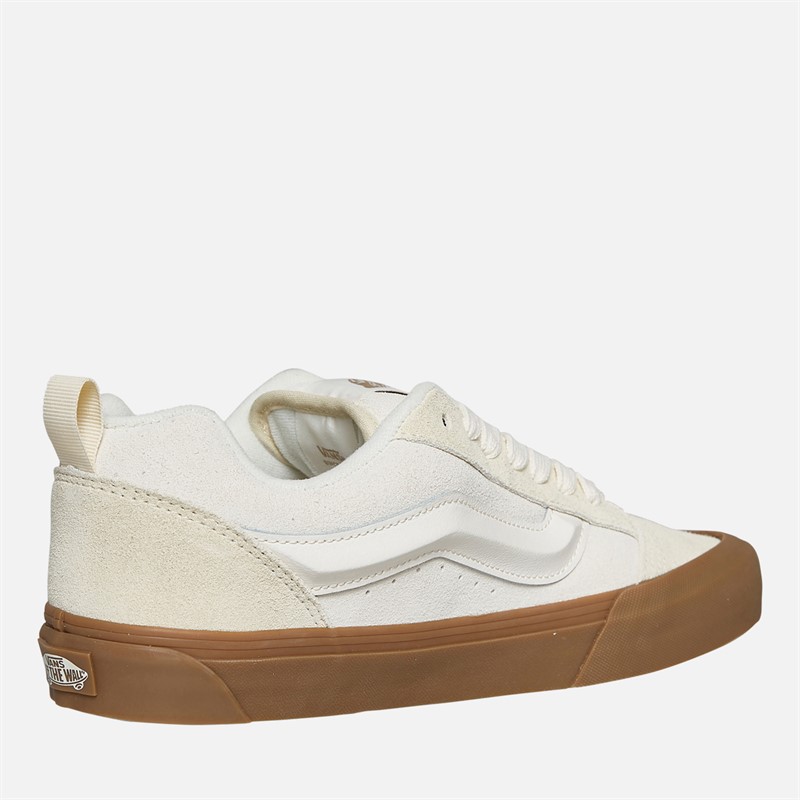 Vans Mens Knu Skool Trainers Marshmallow/Light Gum