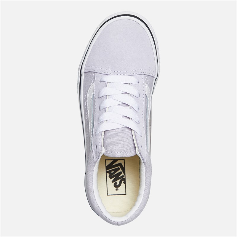 Vans Girls Old Skool Trainers Lilac Mist