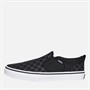 Vans Kids Asher Slip-On Checkerboard Trainers Black/Black