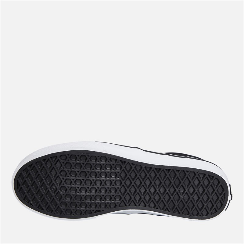 Vans Kids Asher Slip-On Checkerboard Trainers Black/Black