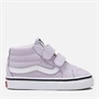Vans Infant Girls Sk8-Mid Reissue Velcro Trainers Lilac Mist
