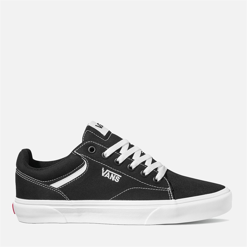 Vans Mens Seldan Canvas Trainers Black/White