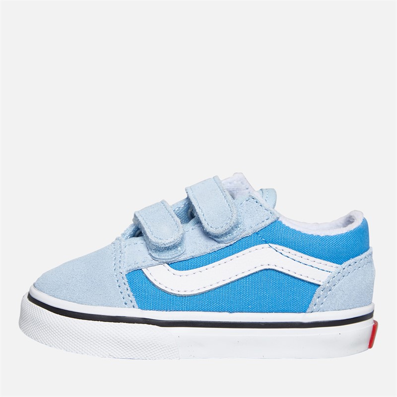 Vans Infant Old Skool Velcro Trainers Tranquil Blue